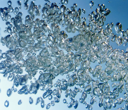 Water bubbles backgroundImage of bubbles underwater