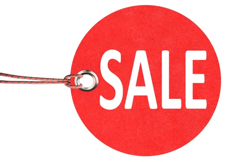 Red sale tagの写真素材