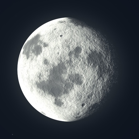 Virtual Moon - or planetの写真素材