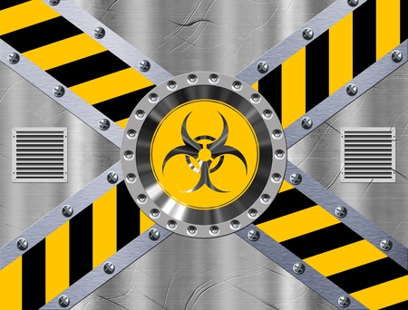 Abstract construction background with striped linesの写真素材