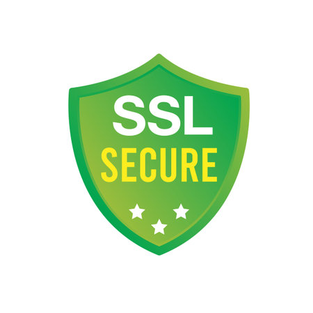 Secure Ssl Encryption Logo, Secure Connection Icon Vector Illustration, Ssl Certificate Icon, Secure...