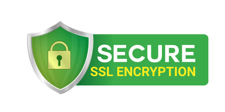 Secure Ssl Encryption Logo, Secure Connection Icon Vector Illustration, Ssl Certificate Icon, Secure SSL Encryption Vector Illustrationのイラスト素材