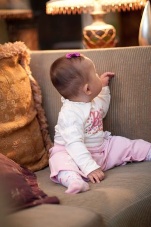 baby girlの写真素材