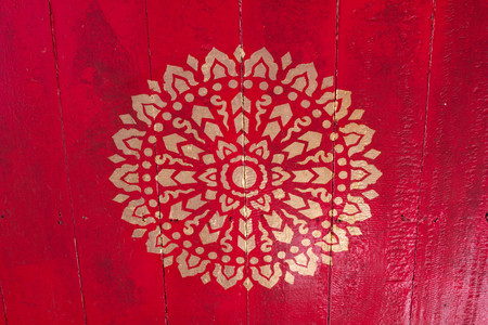 Thai paintingの写真素材