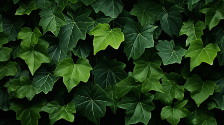 foliage background of ivy leavesの素材