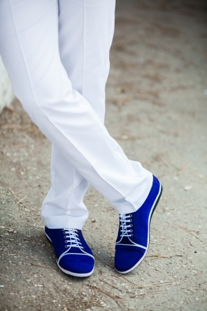 wedding groom detailsの写真素材