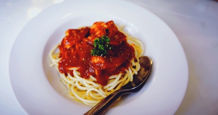 Tometo shrimp spaghettiの素材
