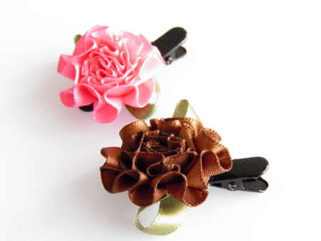Flower hairpinの写真素材