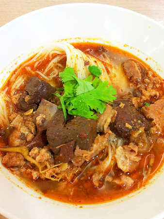 Kanom Jeen Nam Ngeaw の写真素材