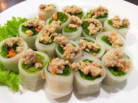Fresh Spring Rollの写真素材