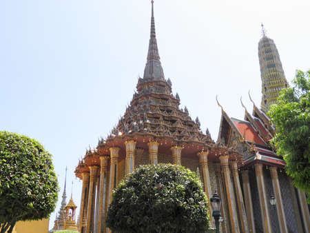 The Wat Phra Kaeoの写真素材