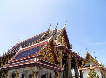 The Wat Phra Kaeoの写真素材