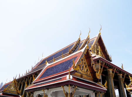 The Wat Phra Kaeoの写真素材
