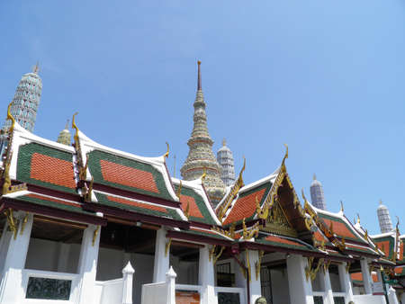The Wat Phra Kaeoの写真素材