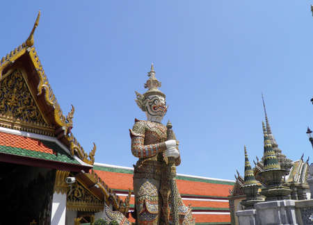 Giant in The Wat Phra Kaeo     の写真素材