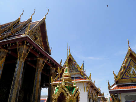 The Wat Phra Kaeoの写真素材