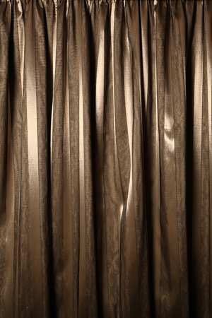 Bronze texture curtain. Close upの写真素材
