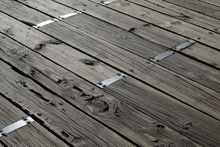 Parquet that lies horizontally and gleams the sun.の写真素材