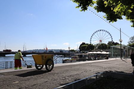 Geneva Ferris Wheel.のeditorial素材