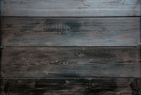 Dark wooden boards with water drops background textureの写真素材
