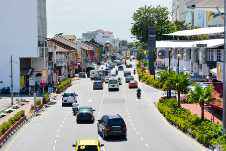 Penang Island roadのeditorial素材