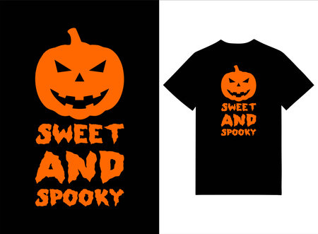 Halloween typography t-shirt design, vector illustration eps10のイラスト素材