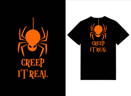 T-shirt design over black and white background, vector illustration.のイラスト素材