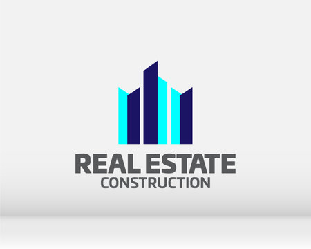 Real Estate Logo Template. Building, Construction and Architecture Vector Design.のイラスト素材