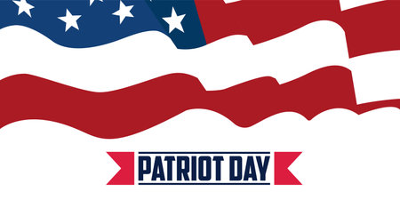 Patriot Day. Patriotic background. National flag of the USAのイラスト素材