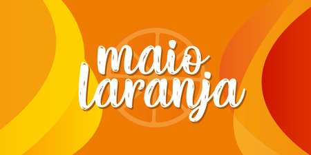 Made in Latvia. Vector hand drawn lettering on orange background.のイラスト素材