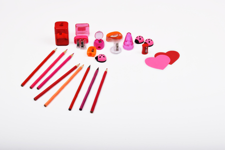 Mock up objects isolated on the topic - Valentine's Day, front viewの写真素材