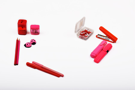 Mock up objects isolated on the topic - Valentine's Day, front viewの写真素材