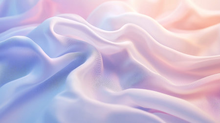 Fabric silk texture background. 3d rendering, 3d illustration.の写真素材