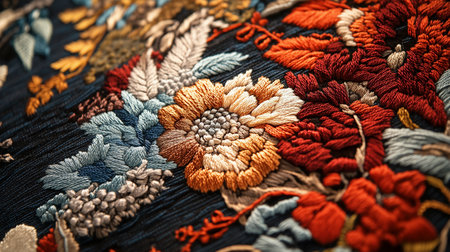 Details of the applications in Anatolia craftsman s hand embroideryの写真素材