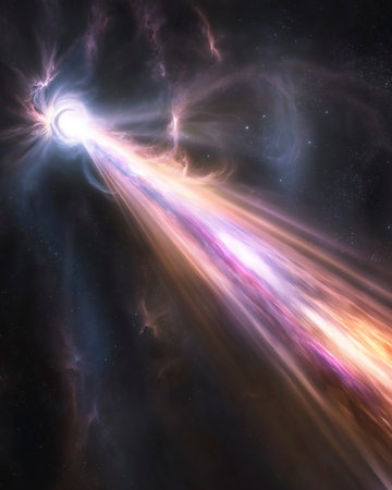 Galaxy in a free space. Elements of this image furnished by NASA
