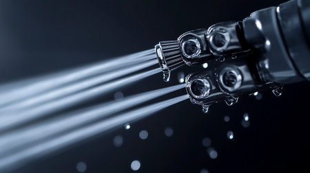 Sprinkler for water, close-up, 3d render