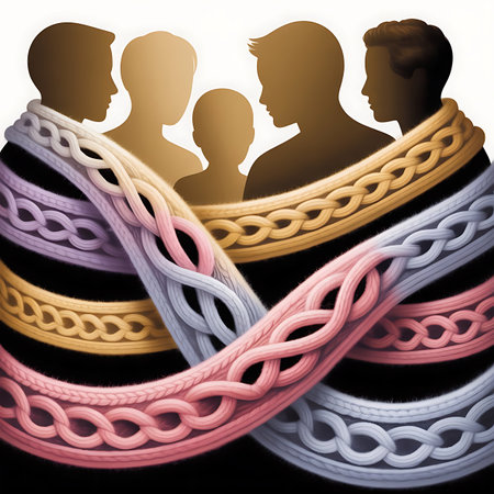 Teamwork and partnership concept as a group of business people linked together as a symbol of teamwork and collaboration.の素材