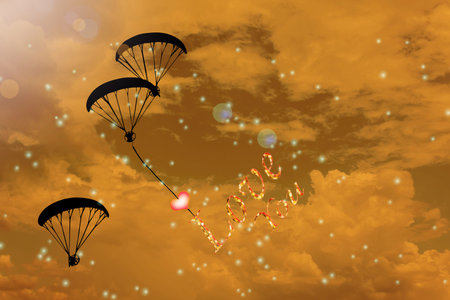 Feel free to fly, love you with heart