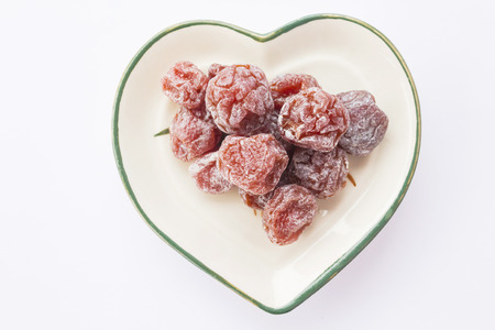 Isolated sweet sieb reserve fruit on white backgroundの写真素材