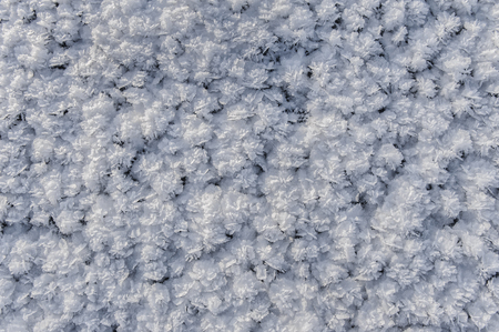 Crystals of snowflakes background, close-upの写真素材