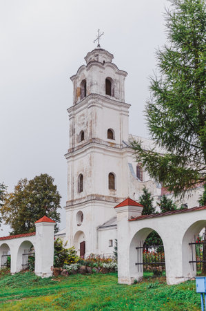Church of the Holy Trinity is a Catholic church in the village of Druya,Belarus.の写真素材