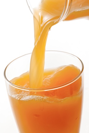 orange juiceの写真素材