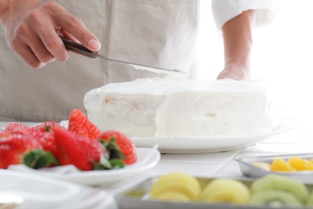 making sweetsの写真素材