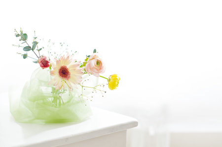 flower arrangementの写真素材
