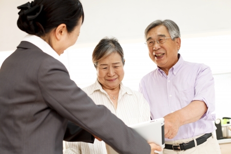 Female sales, home salesの写真素材
