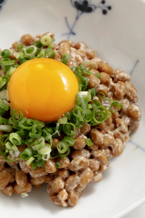 Japanese fermented food nattoの写真素材
