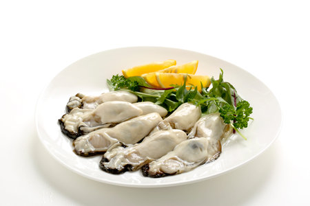 Raw oysters from Japan