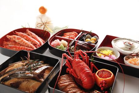Japanese New Year's food, imageの写真素材