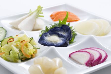 Japanese picklesの写真素材