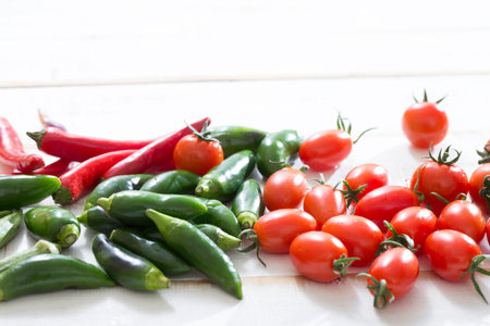 Various kinds of freshly harvested vegetables